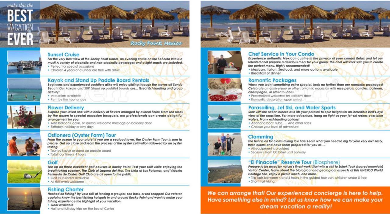 Sonoran Sea Resort Beachfront Penthouse Puerto Peñasco Exterior foto